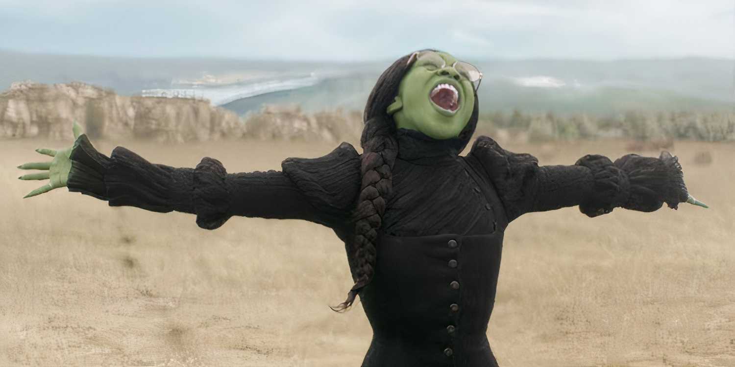 Elphaba Child Throwong Rocks Wicked Star Cynthia Erivo Suggested 1 Change To Elphaba's Iconic Look ...