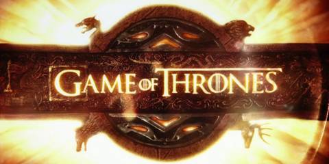 Game of Thrones title screen.