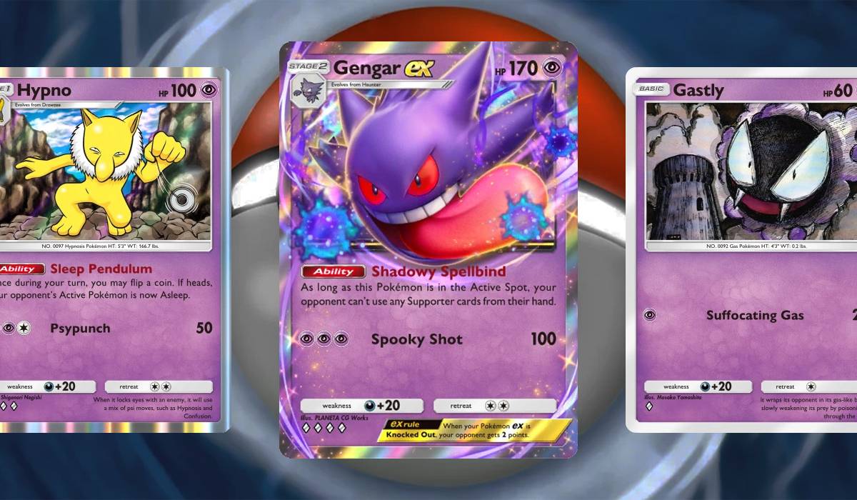 how many different gengar pokemon cards are there - Mega ex - 056/094 - ME02: Phantasmal Flames (PFL) - Double Rare if this Pokmon is in your discard pile Update to the Gengar collection!