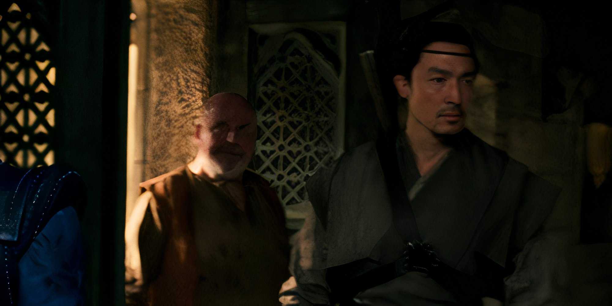 Basel Gill and Lan Mandragoran in The Wheel of Time