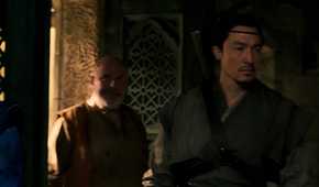 Basel Gill and Lan Mandragoran in The Wheel of Time