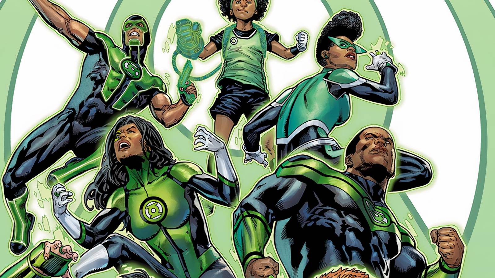 Green Later Pattern Women Of The Green Lantern Corps #GreenLantern #Cosplay From