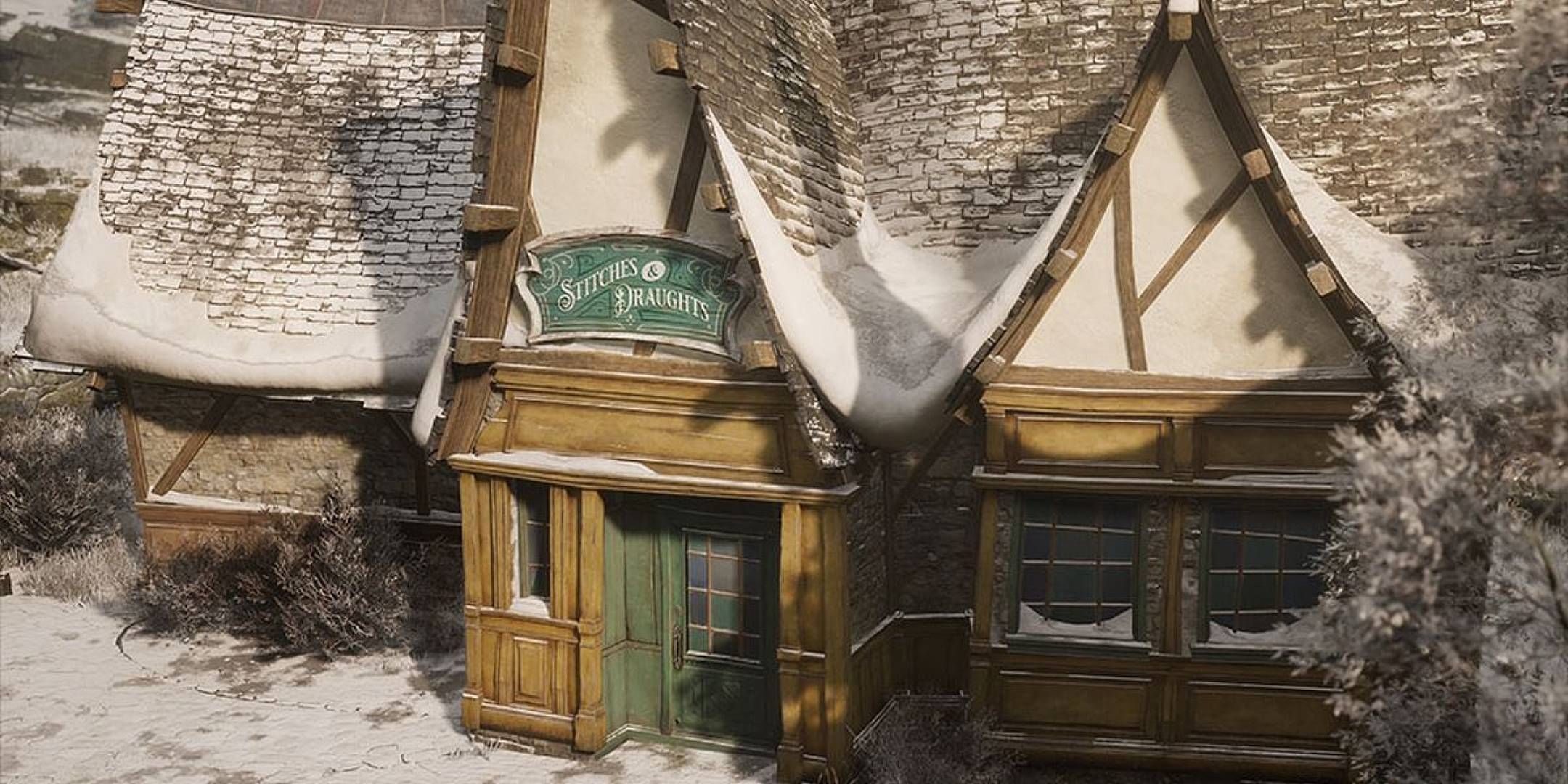 Hogsmeade sotto la neve - Hogwarts Legacy