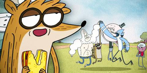 Custom image of Rigby and the rest of the Park Crew in Regular Show