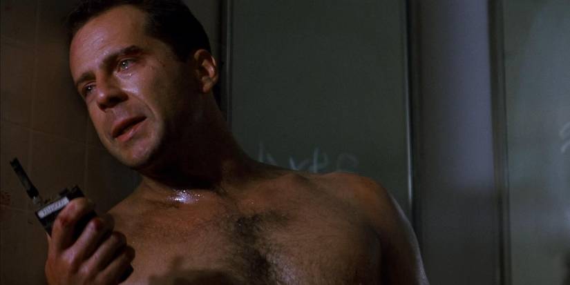die hard cigarette scene Bruce Willis' Favorite Die Hard Scene Is Not What You Would Expect And  Explains Why The Movie Is So Good
