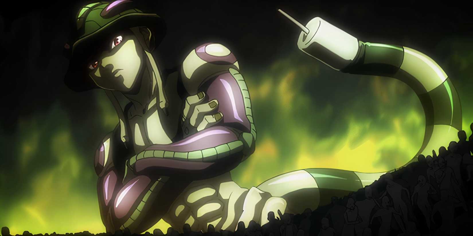 8 Most Perfect Villains in Anime History 3 King Meruem looks over a crowd of loyal subjects.