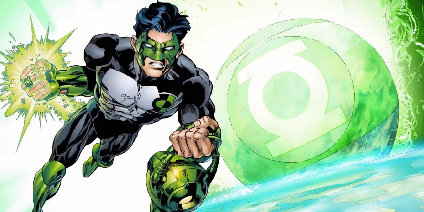 Kyle Rayner in posa davanti a Mogo
