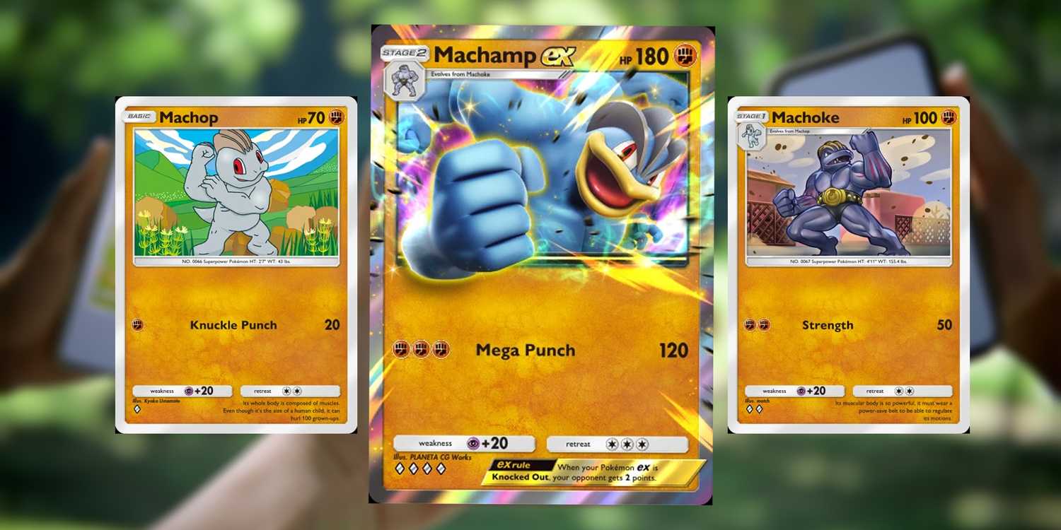 Machamp Line Rhydon Pokémon TCG Pocket: The Best Machamp Deck To Use