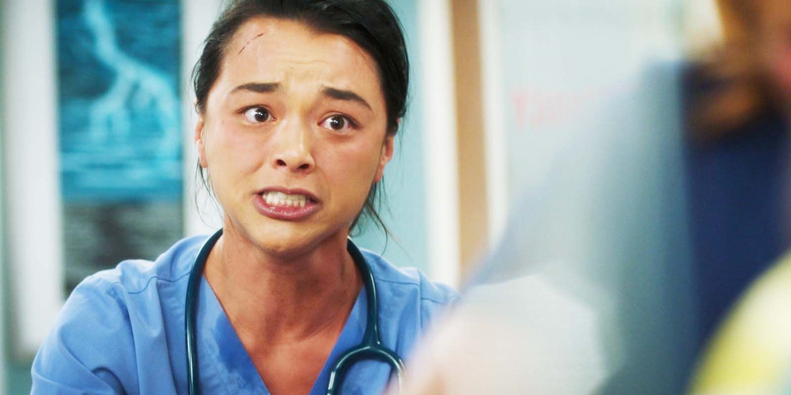 Midori Francis as Mika Yasuda in Grey's Anatomy season 21 episode 8-3