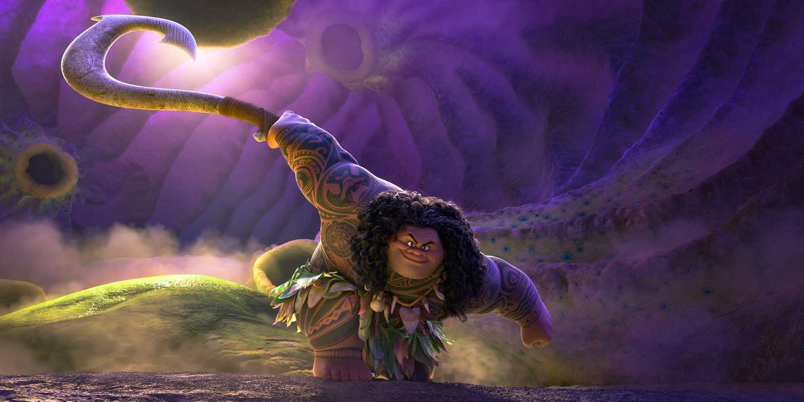 Maui’s Power Without Tattoos in Moana 2