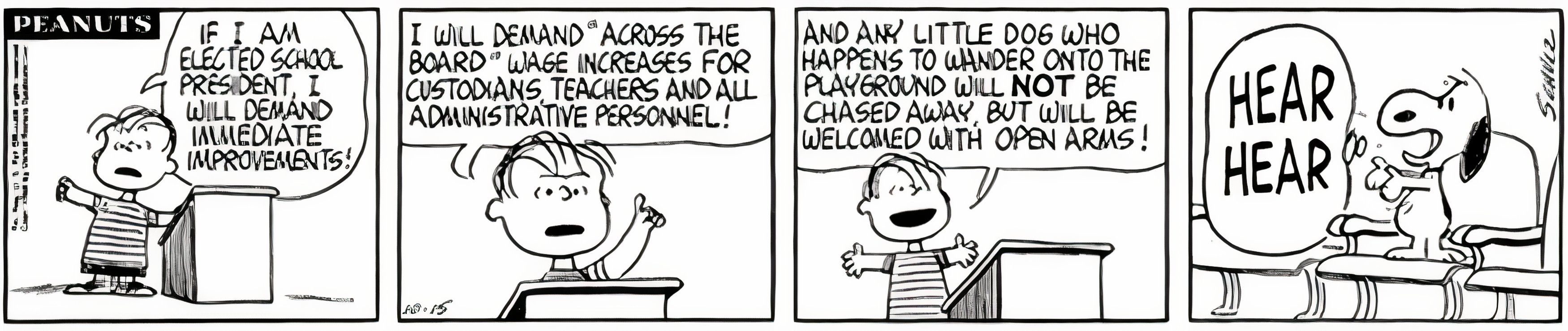 60 Years Ago, Peanuts Devoted Almost An Entire Month To Linus Running ...