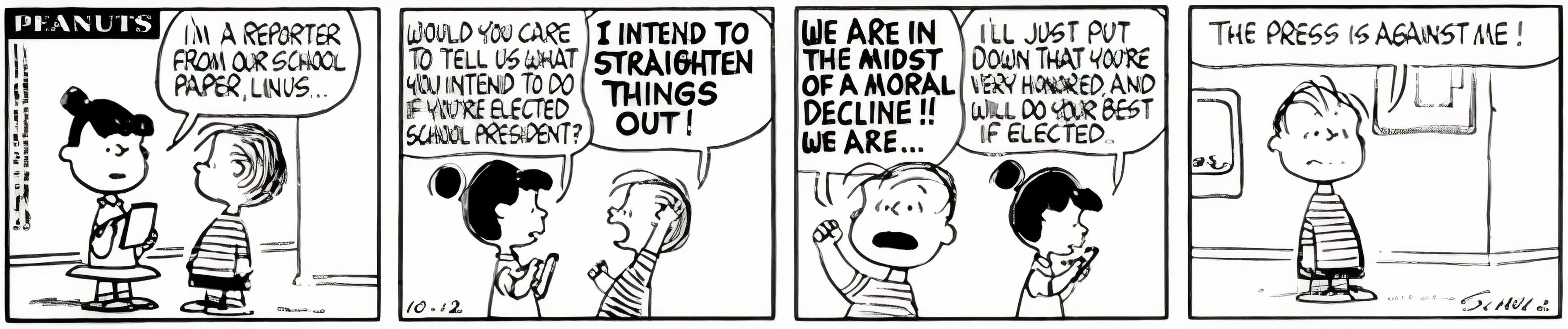 60 Years Ago, Peanuts Devoted Almost An Entire Month To Linus Running ...