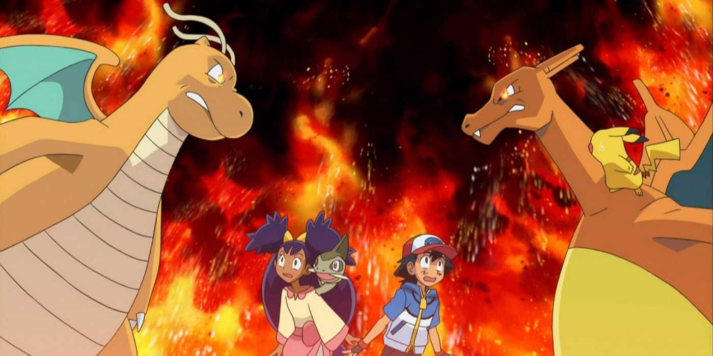Pokemon Rivalry Stare 10 Best Pokémon Battles Featuring Ash's Charizard