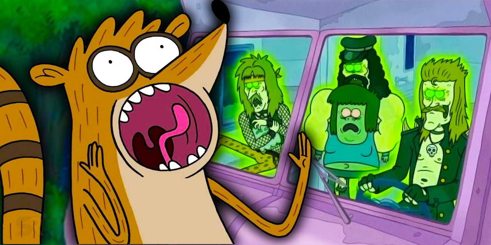 Imagens de Rigby e outros personagens de Apenas um Show