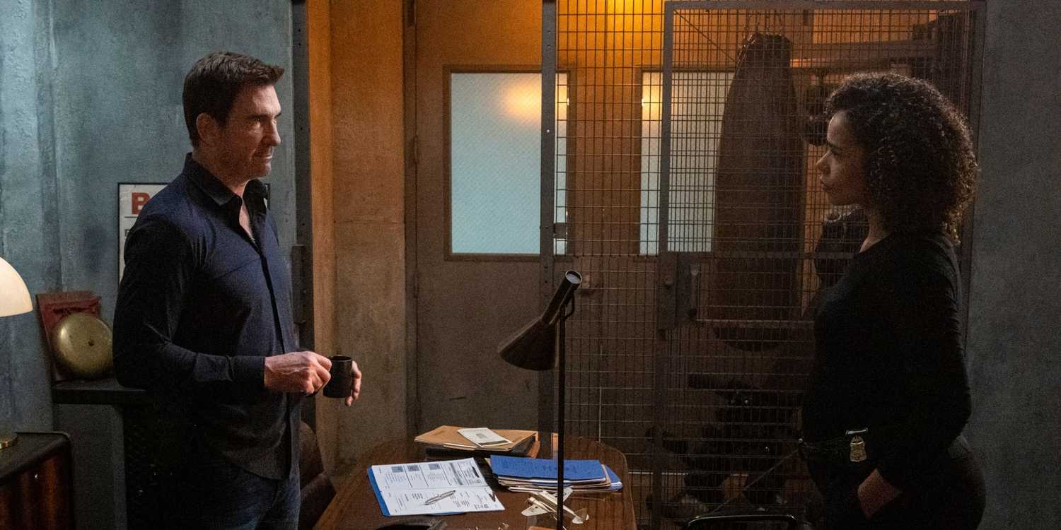 Remy and Barnes argue in his office in FBI: Most Wanted