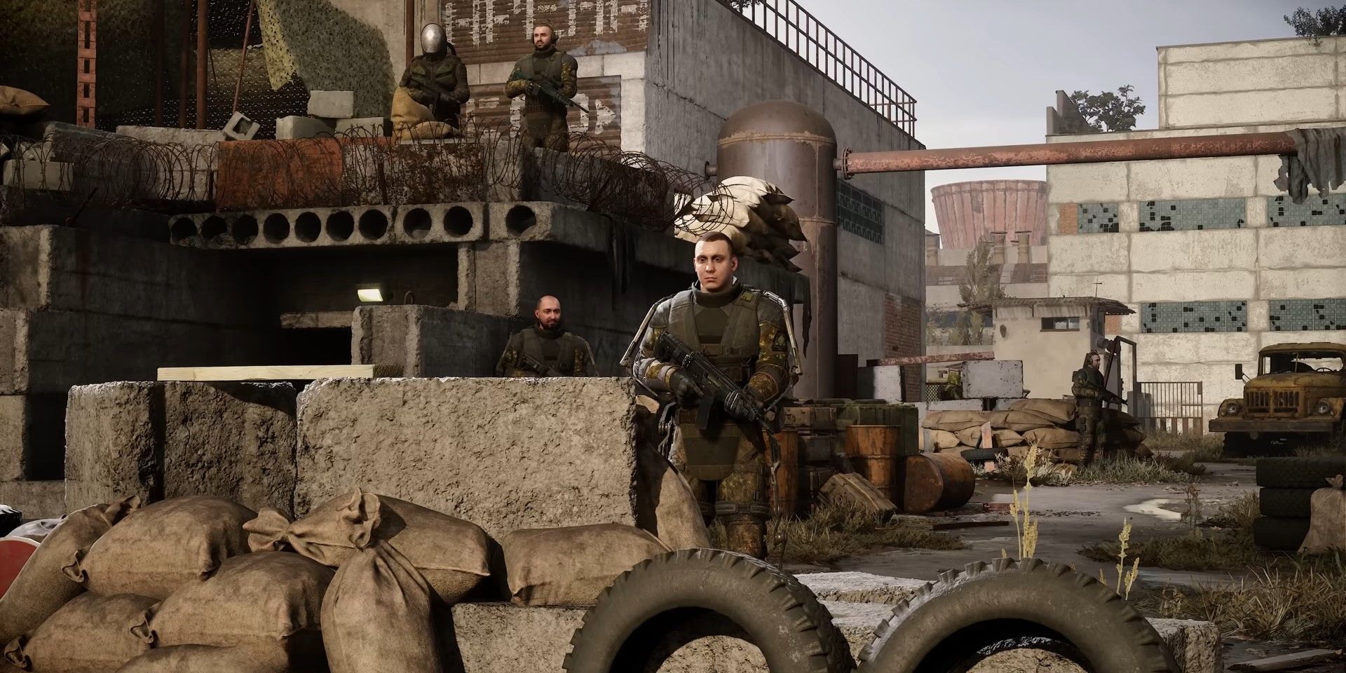Un gruppo di soldati in s.t.a.l.k.e.r. 2