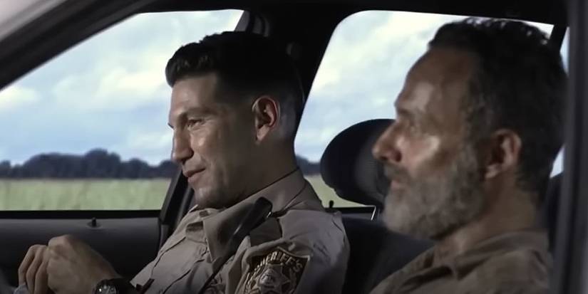 Shane em uma alucinação de Rick em The Walking Dead