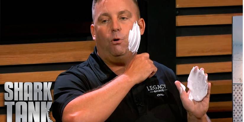 Shark Tank, Mike Gutow tells Sharks about Legacy Shave
