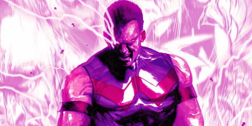 Simon Williams' Wonder Man using his superpowers in Marvel Comics