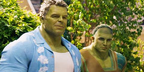 Smart Hulk introducing Skaar at the end of She-Hulk Attorney at Law