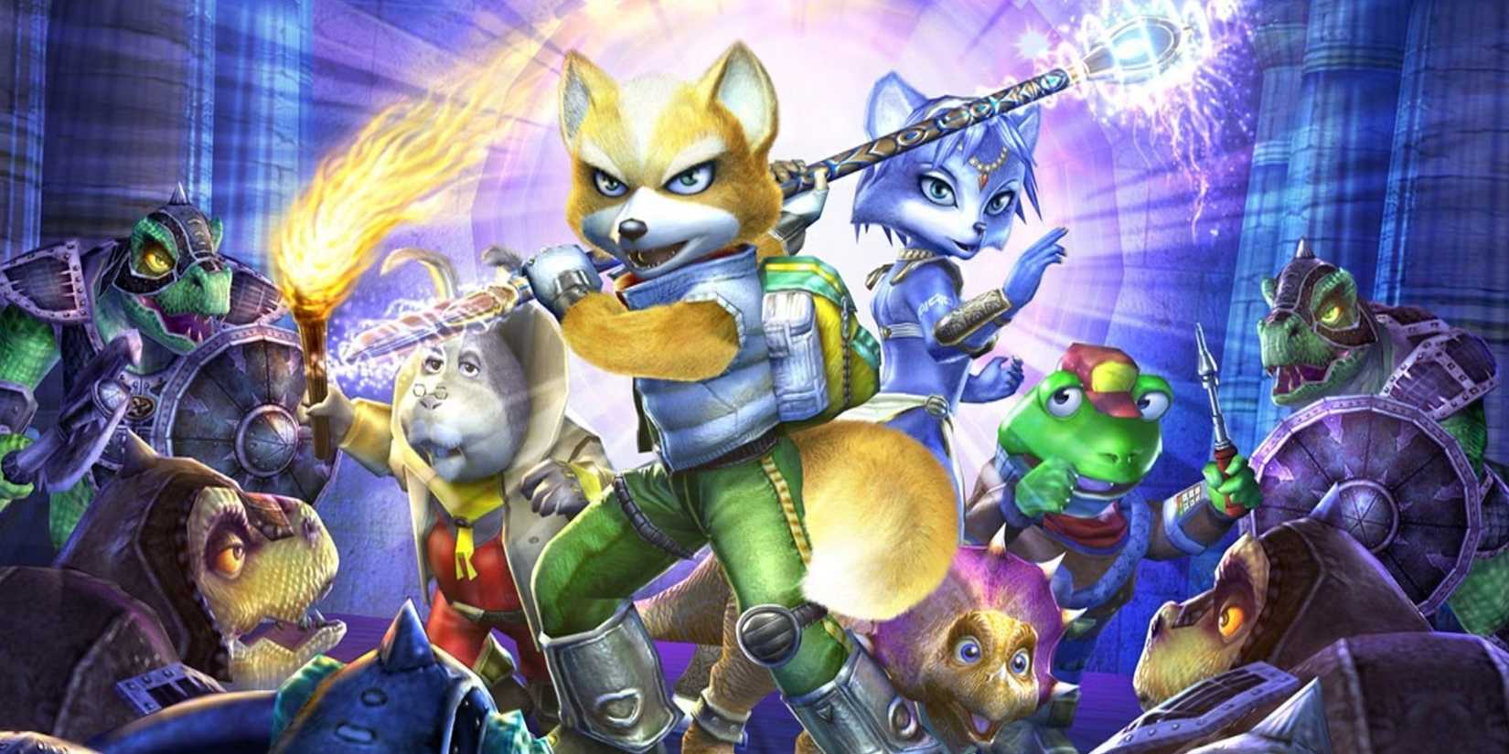 Arte da capa de Star Fox Adventures