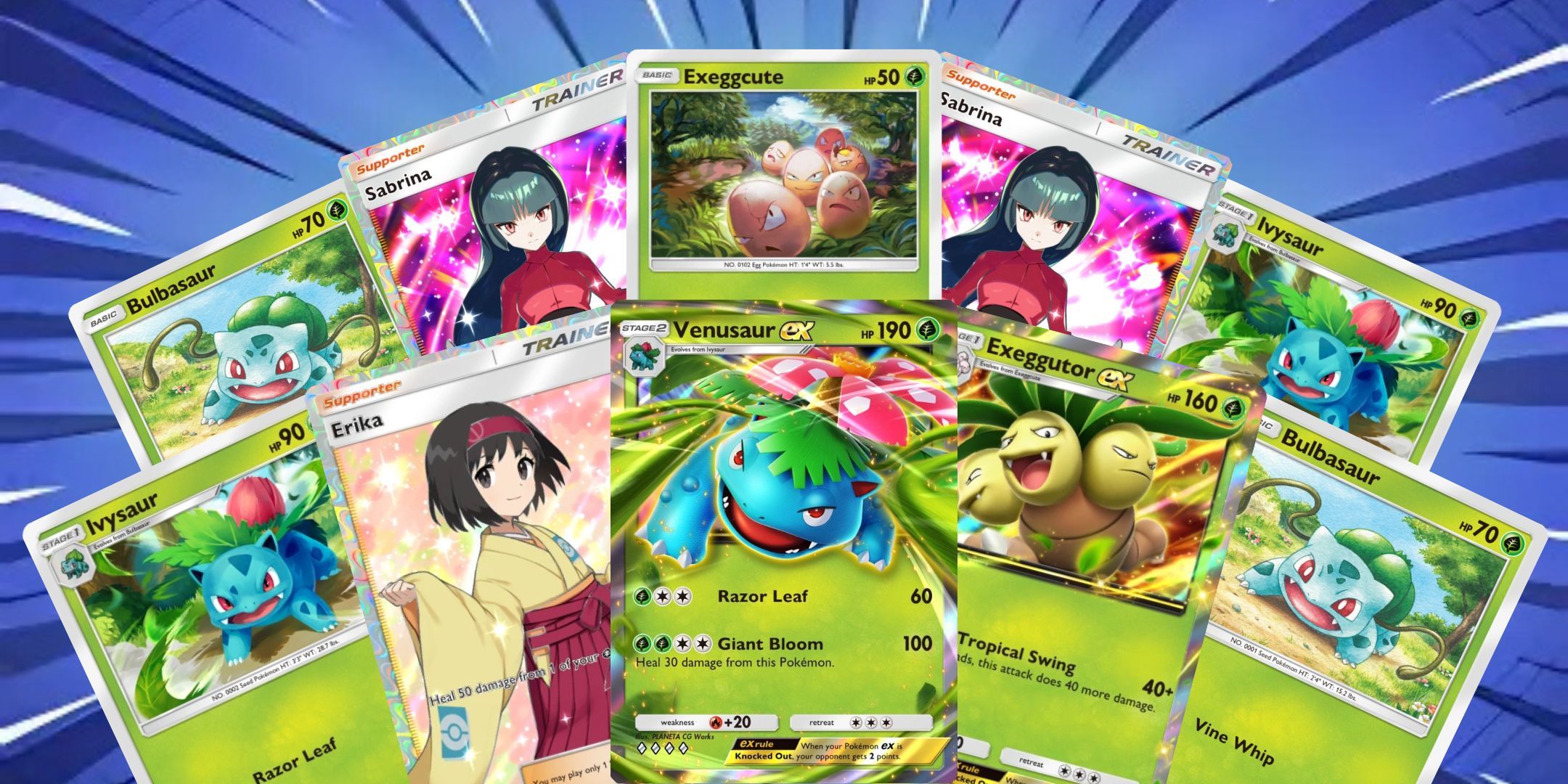 best grass type pokemon cards TCG Assortment Bundle grass pokemon cards Basic Grass