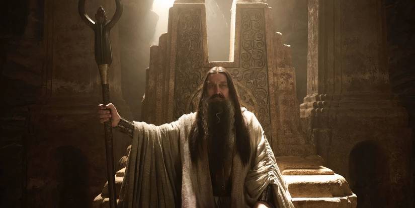 10 Tolkien Characters Who Could Debut In The Rings Of Power Season 3 5 Ciaran Hinds as The Dark Wizard in The Rings of Power.