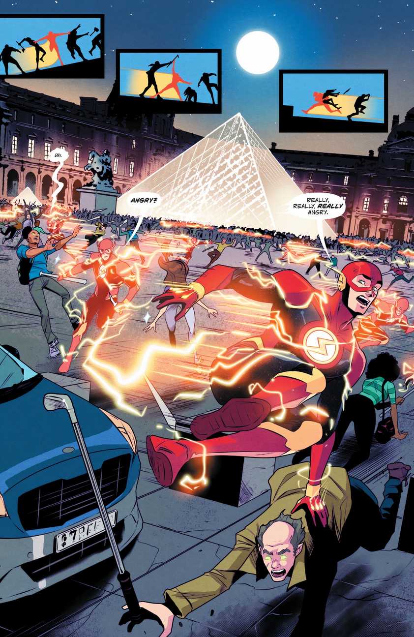 Flash Show Rage Flash Unleashes His Maximum Strength by Basically Becoming a Red Lantern