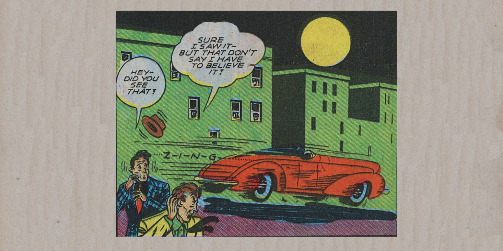 Original Batmobile Comics