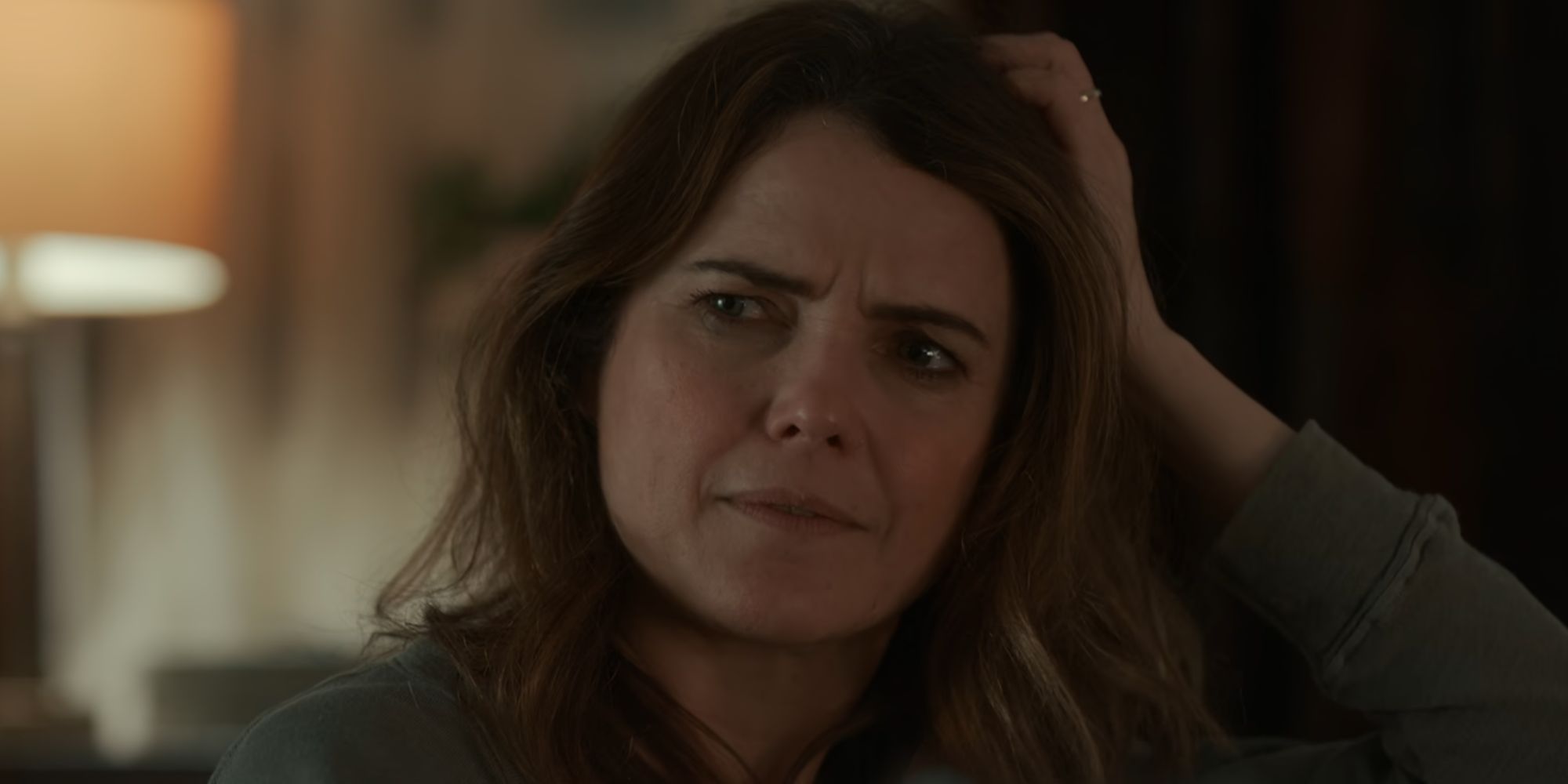 Keri Russell looking confused as Kate Wyler in The Diplomat