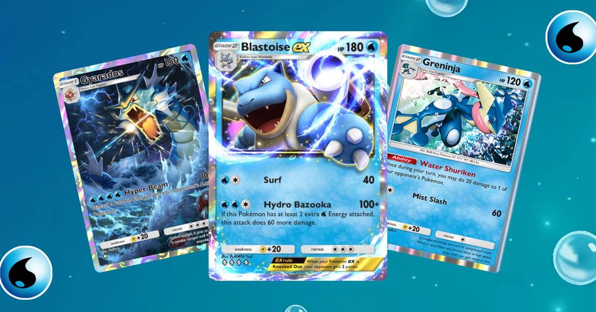 10 Best Water-Type Cards To Use In Pokmon TCG Pocket 10 Best Water-Type Cards To Use In Pokmon TCG Pocket