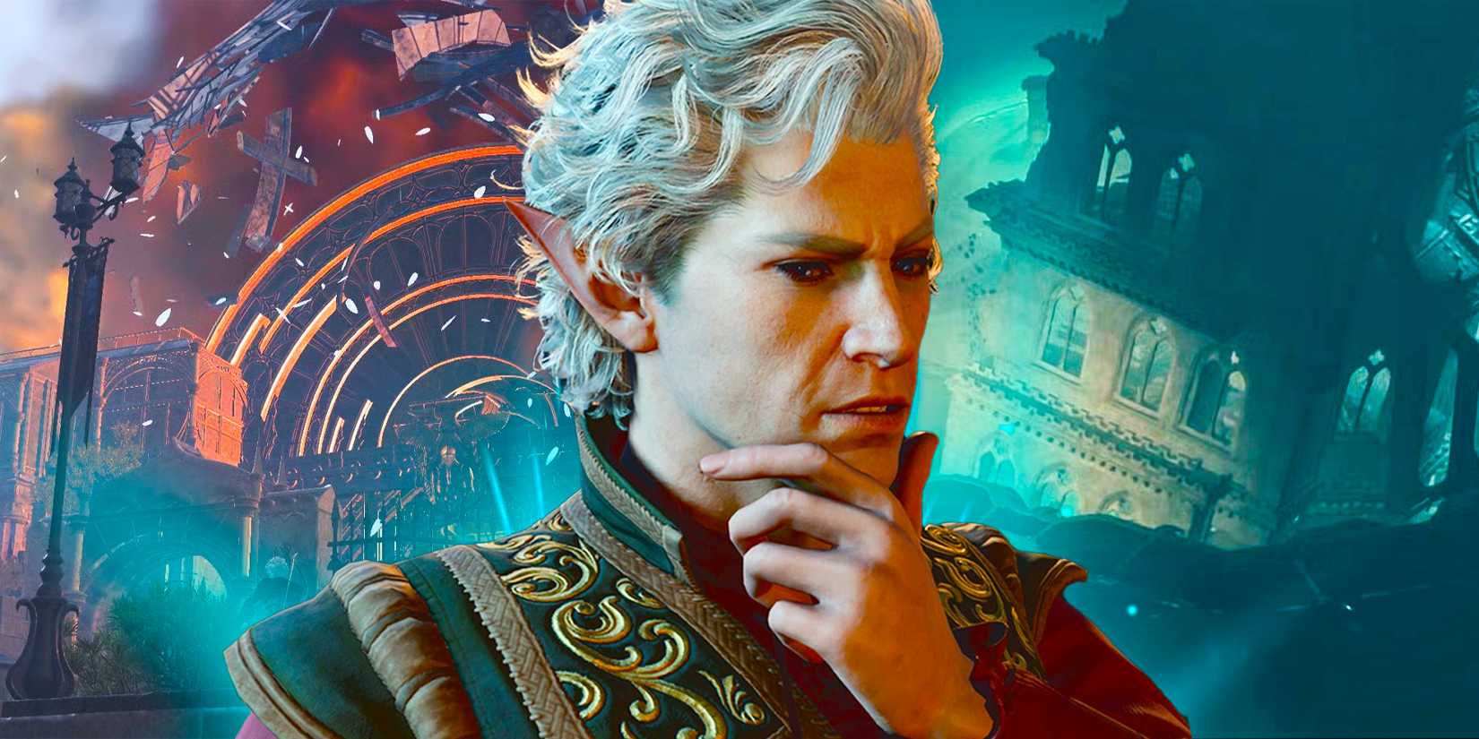 Astarion из Baldur's Gate 3 с Железным троном и Сталевой кузницей