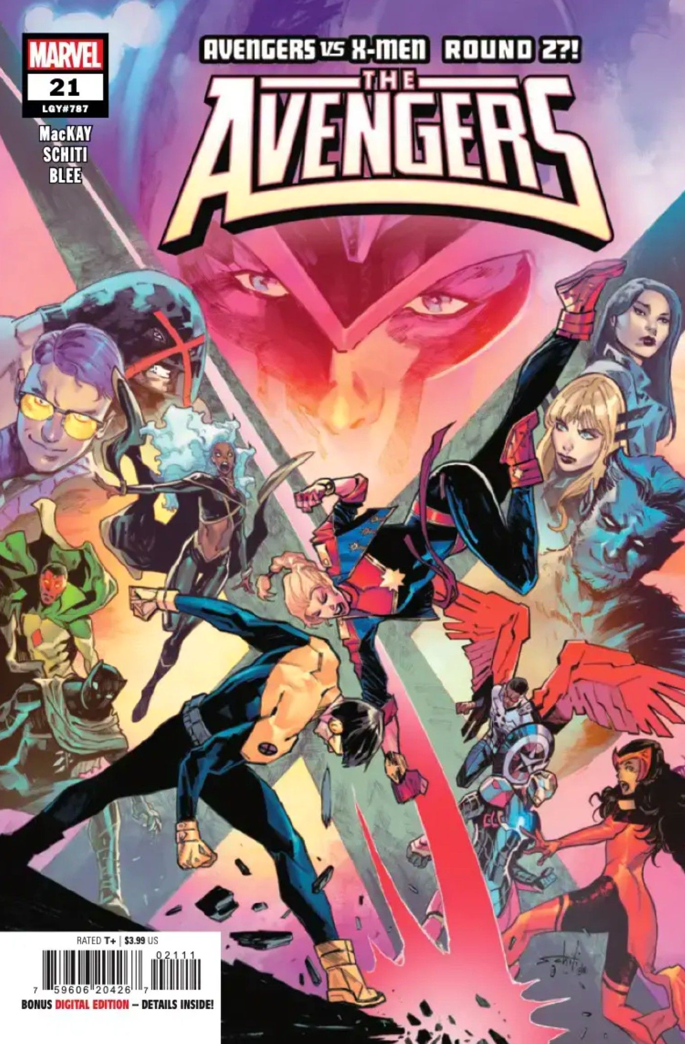 Cyclops vs Captain Marvel Officially Begins a New Avengers vs X