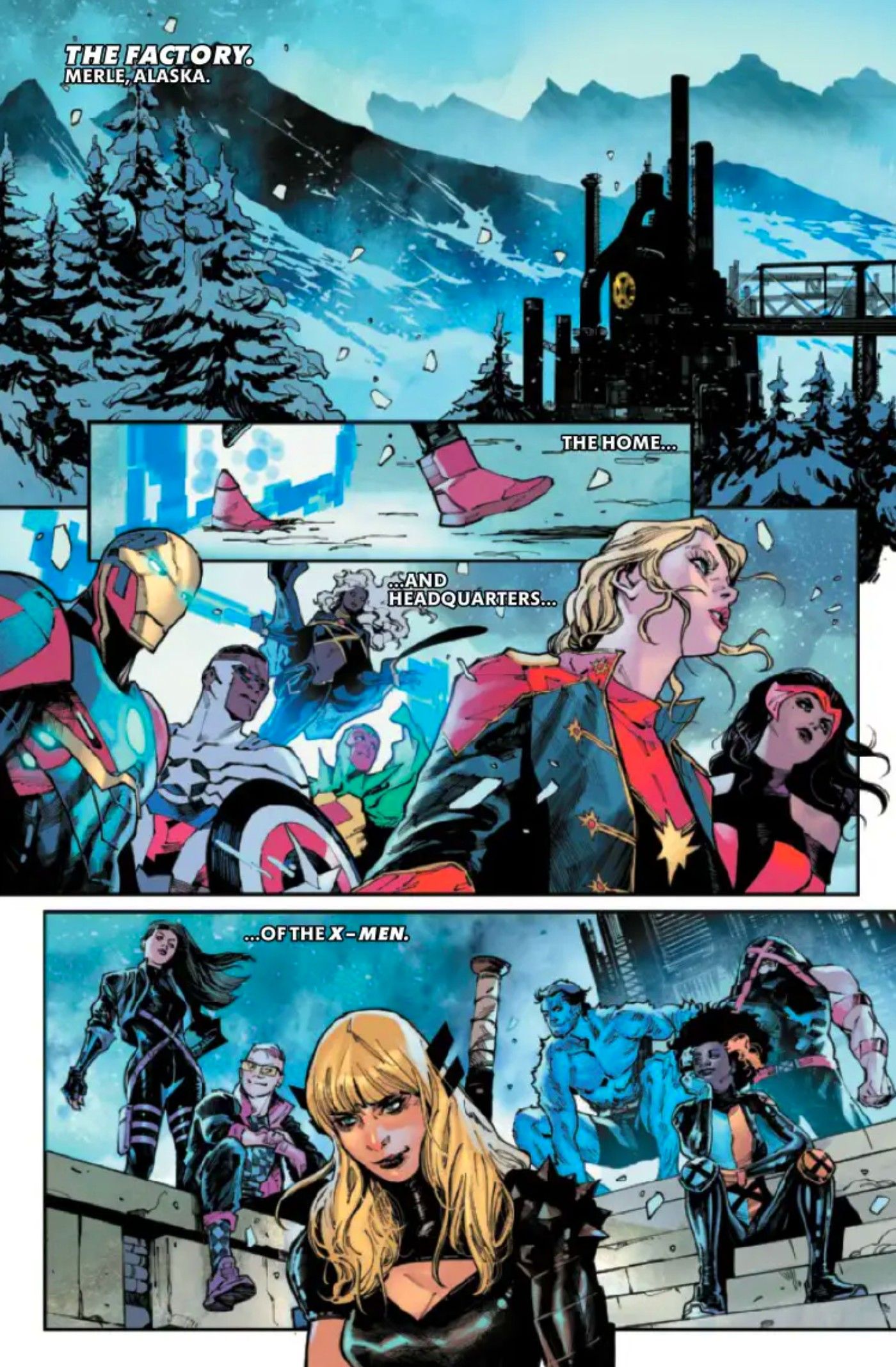 Cyclops vs Captain Marvel Officially Begins a New Avengers vs X