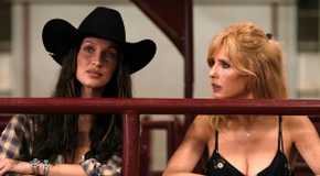 Bella Hadid as Sadie and Kelly Reilly as Beth in Yellowstone season 5 episode 13 (1)
