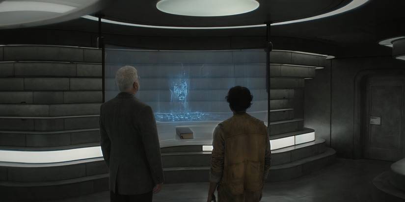 Bernard and Lukas interacting with the Legacy in Silo