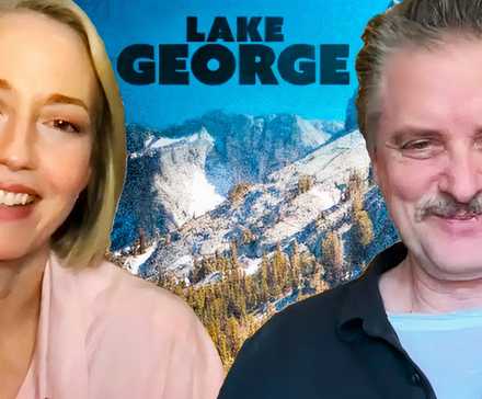 Carrie Coon & Shea Whigham — Lake George Interview header