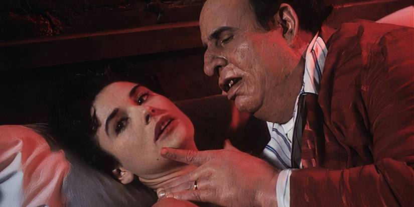 charlie lying over cathy in dead right on tales from the crypt