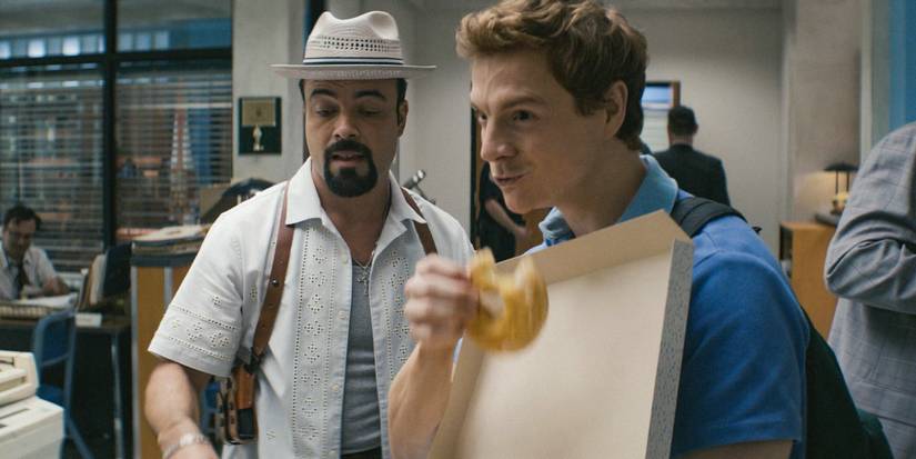 Dexter eating donuts with Batista in Dexter: Original Sin