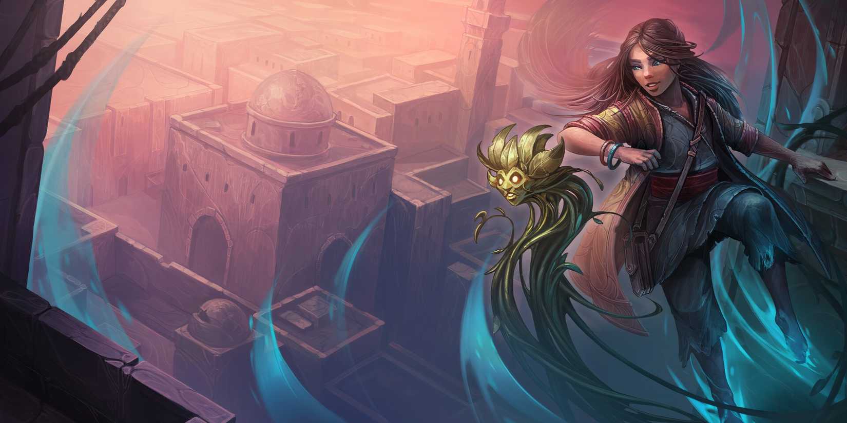 The Bulgarian cover of the Edgedancer novella, featuring Lift and her spren, Wyndle