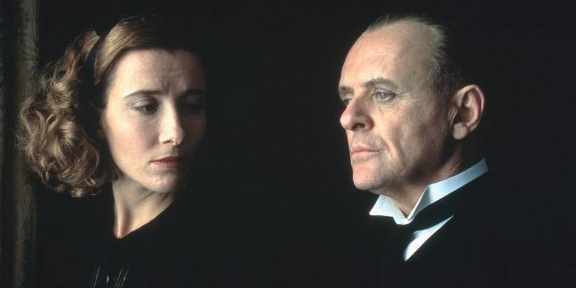 Anthony Hopkins e Emma Thompson em The Remains of the Day