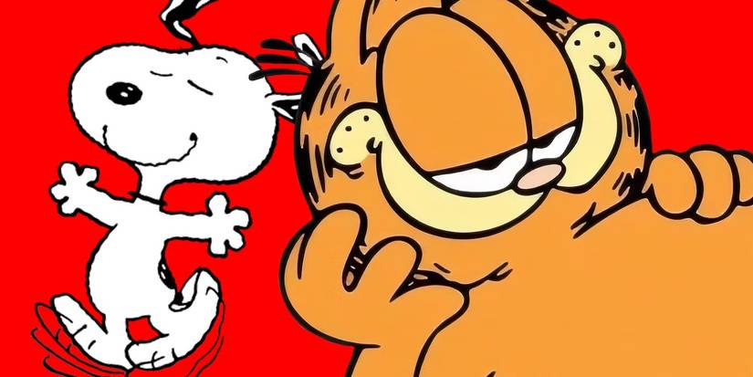 garfield and snoopy