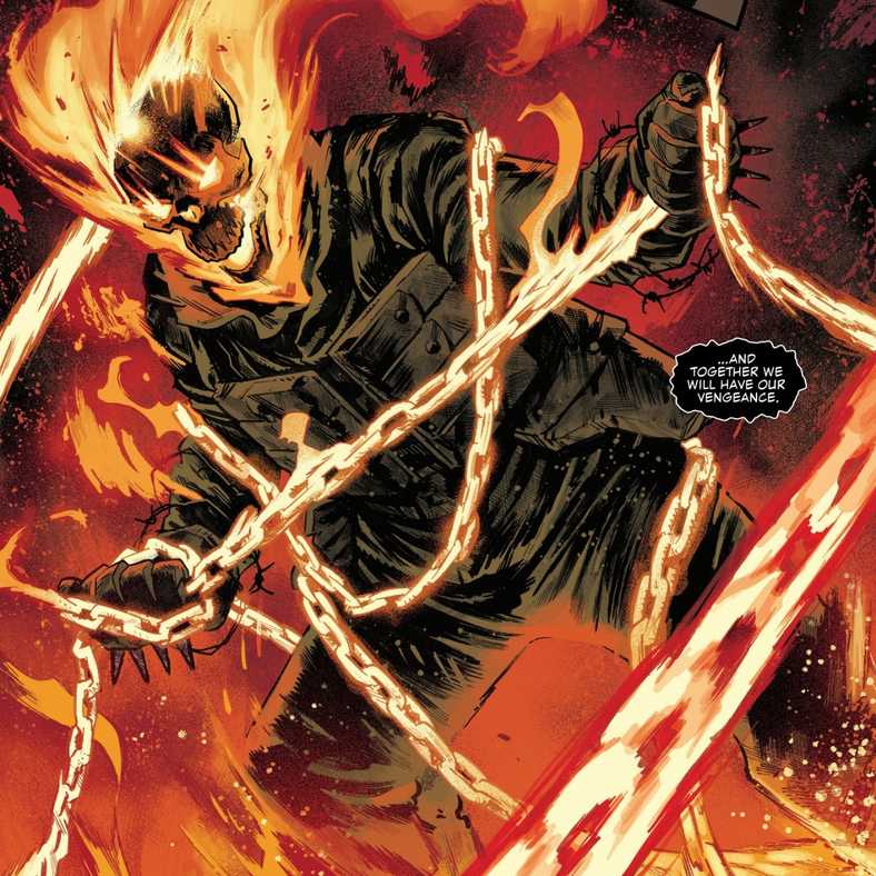 Hellfire Chain It's Here: Ghost Rider Has Unveiled Their New Origin Story Ahead of His ...