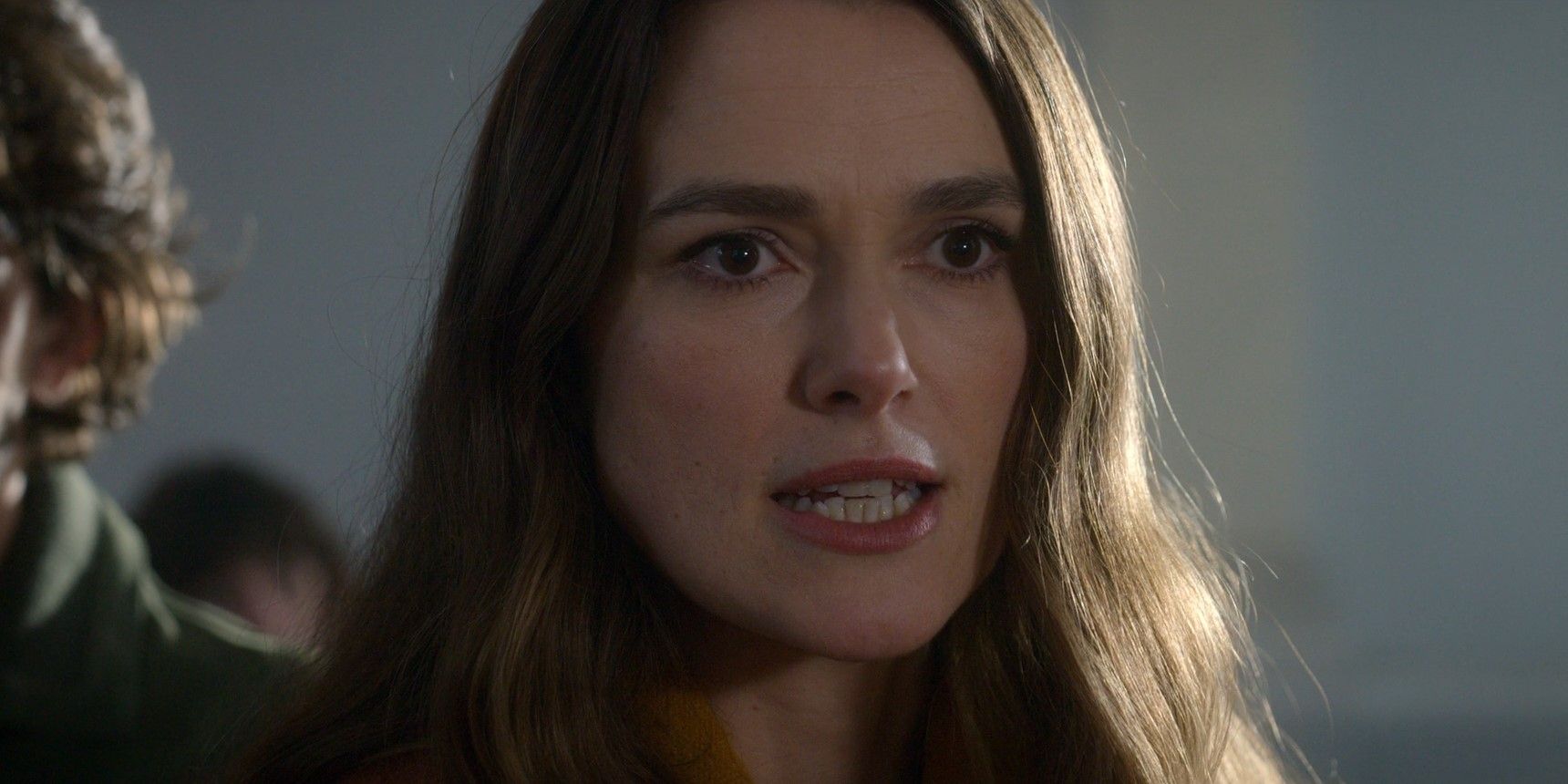 Helen Webb (Keira Knightley) looking angry in the finale of Black Doves season 1