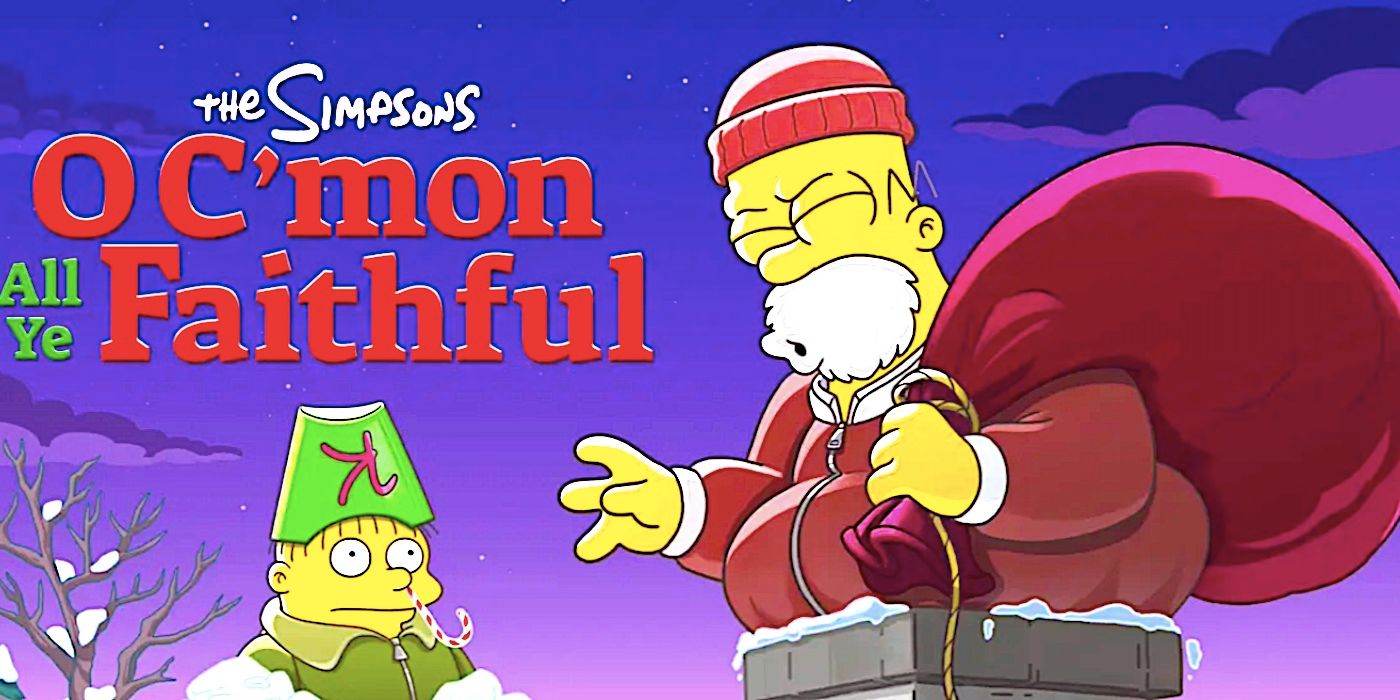 Homer vestito da Babbo Natale
