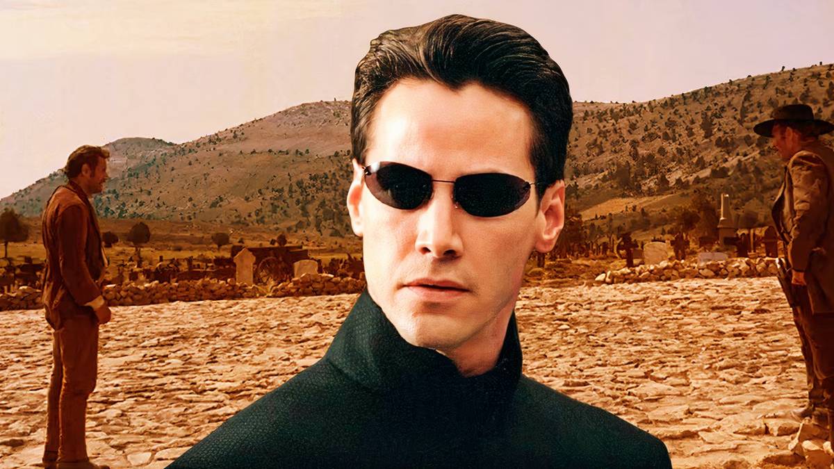 Keanu Reeves Setting The Matrix Becomes A Western Movie In Strange Concept Video