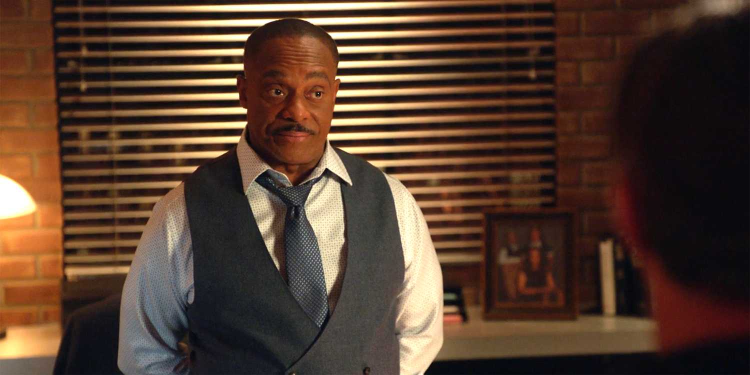 Leon Vance addresses Parker and LaRoche off camera in NCIS