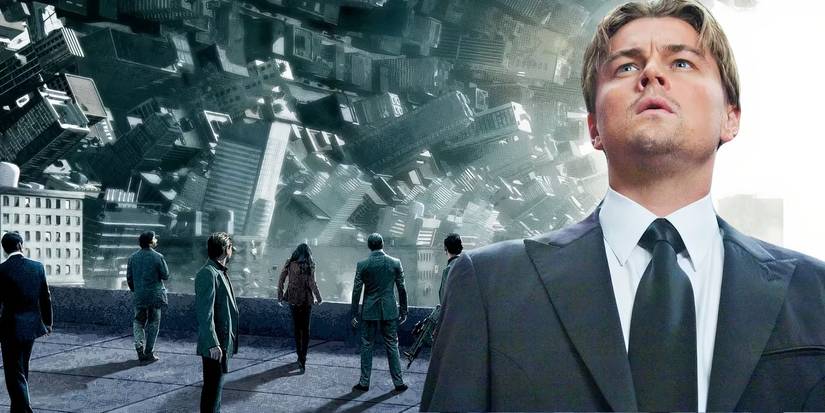 Leonardo DiCaprio in an Inception montage
