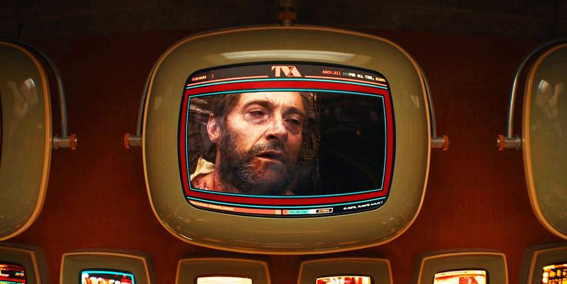 Logan's death on the TVA screens in Deadpool & Wolverine