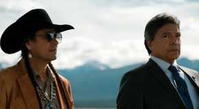 Mo and Chief Thomas Rainwater in Yellowstone season 5 episode 13